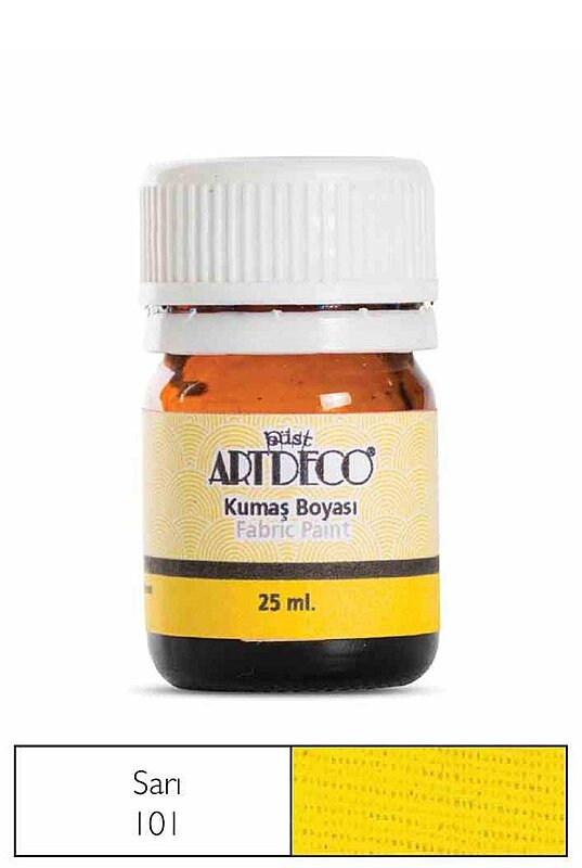 ARTDECO 010A KUMAŞ BOYASI 101 SARI 25ml (Y-010A-101)