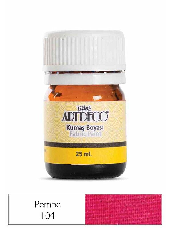ARTDECO 010A KUMAŞ BOYASI 104 PEMBE 25ml (Y-010A-104)