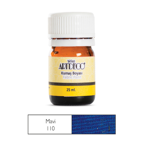 ARTDECO 010A KUMAŞ BOYASI 110 MAVİ 25ml