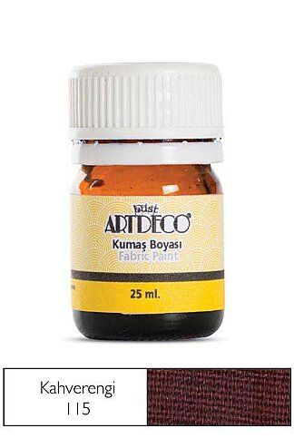ARTDECO 010A KUMAŞ BOYASI 115 KAHVERENGİ 25ml (Y-010A-115) - 1