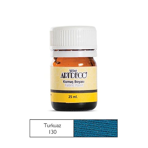 ARTDECO 010A KUMAŞ BOYASI 130 TURKUAZ 25ml (Y-010A-130) - 1