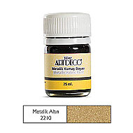 ARTDECO 011A KUMAŞ BOYASI 221 METALİK ALTIN 25ml (Y-011A-221) - ARTDECO