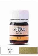 ARTDECO 030A CAM BOYASI 21 METALİK ALTIN 25ml (Y-030A-21) - ARTDECO
