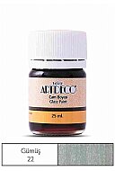 ARTDECO 030A CAM BOYASI 22 METALİK GÜMÜŞ 25ml (Y-030A-22) - ARTDECO