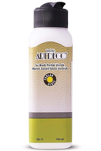 ARTDECO 073R SU BAZLI PARLAK VERNİK 140ml (Y-073R-001) - 1