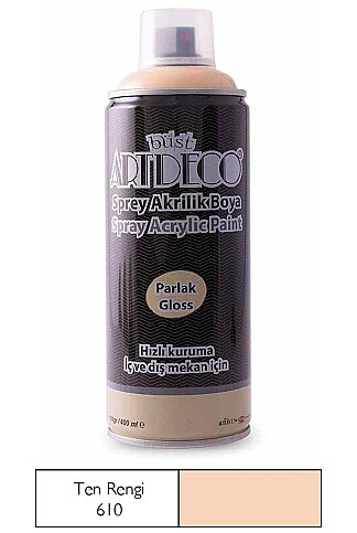 ARTDECO SPREY AKRİLİK BOYA 610 TEN RENGİ 400ml (Y-400-610) - 1