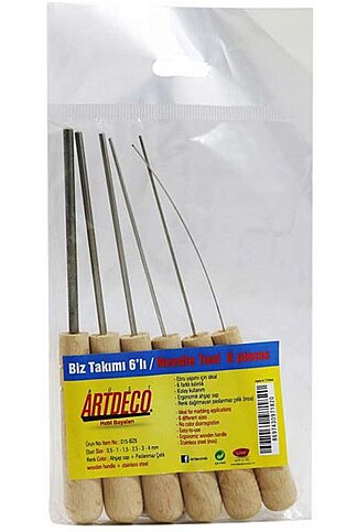 ARTDECO EBRU BİZ TAKIMI 6LI SET (Y-015-BİZ6) - 2