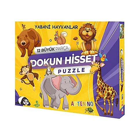 ARTENİNO JUMBO PUZZLE DOKUN HİSSET ÇİFTLİK HAYVANLARI 12 PARÇA - 1