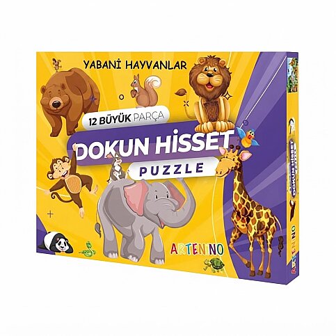 ARTENİNO JUMBO PUZZLE DOKUN HİSSET ÇİFTLİK HAYVANLARI 12 PARÇA - 1