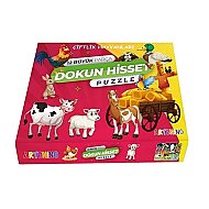 ARTENİNO JUMBO PUZZLE DOKUN HİSSET YABANİ HAYVANLAR 12 PARÇA - ARTENİNO