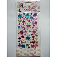 ARTİKEL BN-030 DESENLİ TAŞLI STİCKER KARIŞIK TEKLİ - ARTİKEL