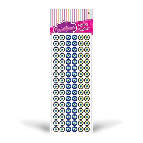 ARTİKEL NAZ-001 KÜÇÜK STİCKER EPOXY NAZAR BONCUĞU - 1