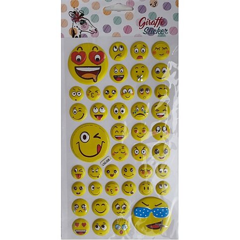 ARTİKEL PM-933 BÜYÜK PUFFY STİCKER GÜLENYÜZ - 1