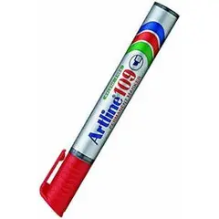 Artline Ek-109 Permanent Markör Koli Kalemi Kesik Uç Kırmızı (A-Ek-109 Red) - 1