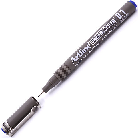 ARTLİNE EK-231 ÇİZİM KALEMİ 0.1mm MAVİ (A-EK-231 BLUE) - 1