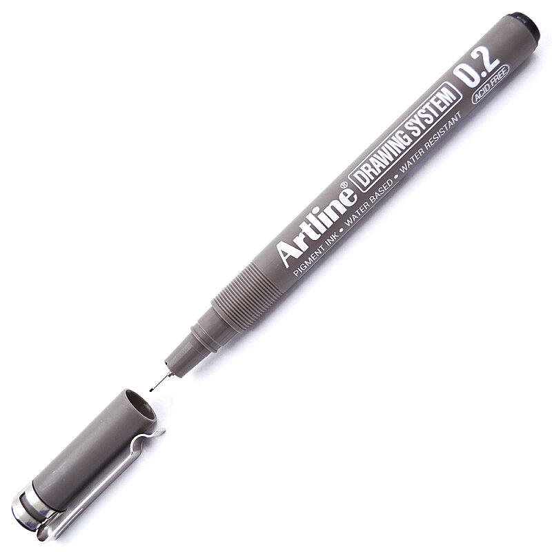 ARTLİNE EK-232 ÇİZİM KALEMİ 0.2mm SİYAH (A-EK-232 BLACK)