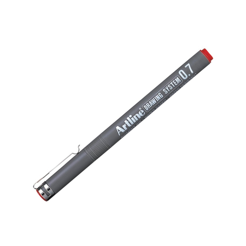 Artline Ek-237 Çizim Kalemi 0.7mm Kırmızı (A-Ek-237 Red) - 1