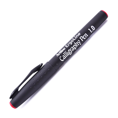 Artline Erg-241 Kaligrafi Kalemi 1mm Kırmızı (A-Erg-241 Red) - 1