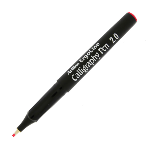 Artline Erg-242 Kaligrafi Kalemi 2mm Kırmızı (A-Erg-242 Red) - 1