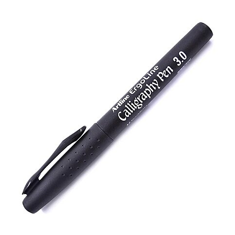 ARTLİNE ERG-243 KALİGRAFİ KALEMİ 3mm SİYAH (A-ERG-243 BLACK) - 1