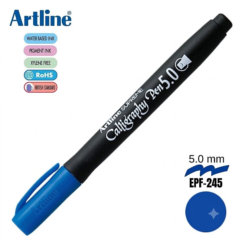 ARTLİNE EPF-245 SUPREME KALİGRAFİ KALEMİ 5mm MAVİ (A-EPF-245 BLUE)