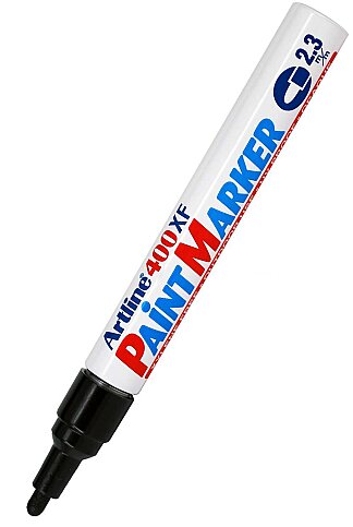 ARTLİNE EK-400XF ÇOK AMAÇLI PAİNT MARKÖR 2.3mm SİYAH (A-EK-400XF BLACK) - 2