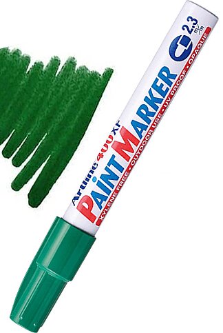 ARTLİNE EK-400XF ÇOK AMAÇLI PAİNT MARKÖR 2.3mm YEŞİL (A-EK-400XF GREEN) - 1
