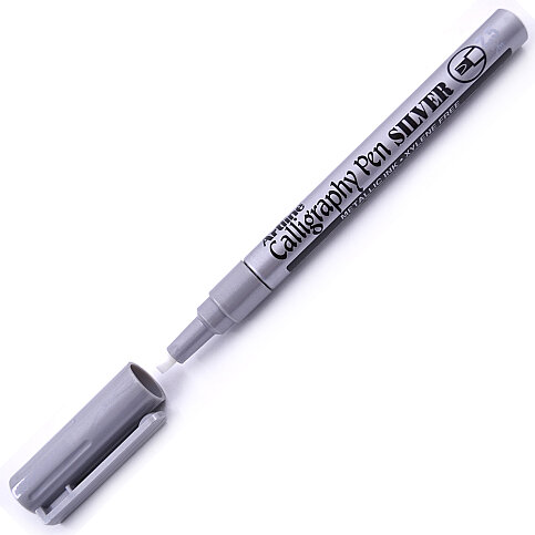 ARTLİNE EK-993XF KALİGRAFİ KALEMİ 2.5mm GÜMÜŞ (A-EK-993XF SILVER) - 1