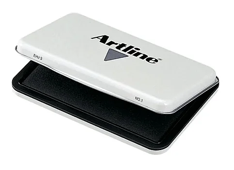 ARTLİNE EHJ-3 KÜÇÜK BOY DOLDURULABİLEN ISTAMPA NO:1 67x106mm SİYAH (A-EHJ-3 BLACK) - 1