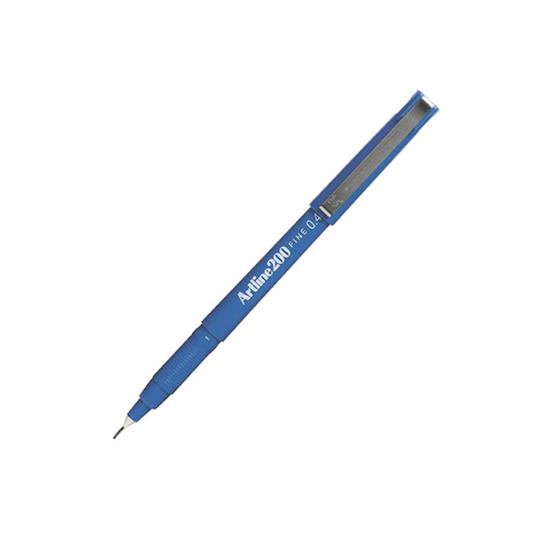 Artline Ek-200Cc Fineliner Keçe Uçlu Kalem 0.4mm Kromatik Mavi (A-Ek-200Cc Blue) - 1