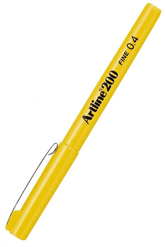 ARTLİNE EK-200CC FİNELİNER KEÇE UÇLU KALEM 0.4mm KROMATİK SARI (A-EK-200CC YELLOW)