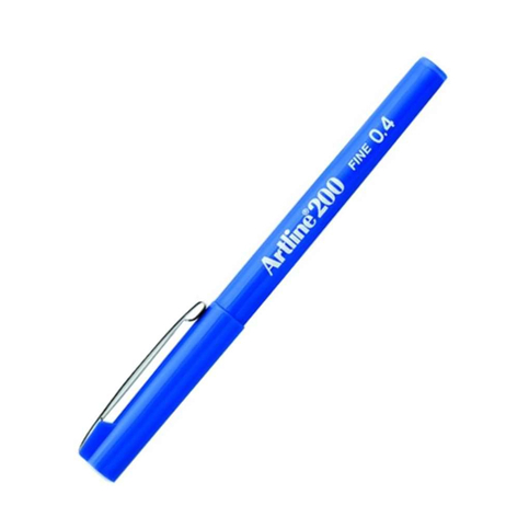 Artline Ek-200N Fineliner Keçe Uçlu Kalem 0.4Mm Mavi - 1