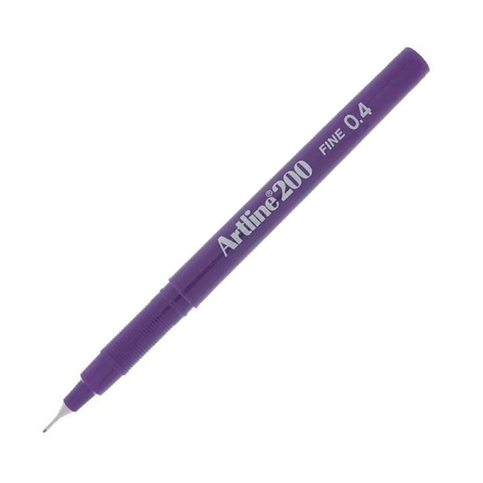 Artline Ek-200N Fineliner Keçe Uçlu Kalem 0.4mm Mor (A-Ek-200N Purple) - 1
