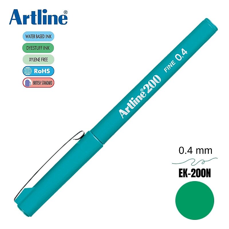 ARTLİNE EK-200N FİNELİNER KEÇE UÇLU KALEM 0.4mm TURKUAZ (A-EK-200N TURQUOISE)