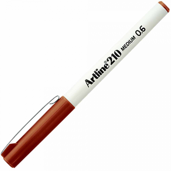 ARTLİNE EK-210N KEÇE UÇLU KALEM 0.6mm KAHVERENGİ
