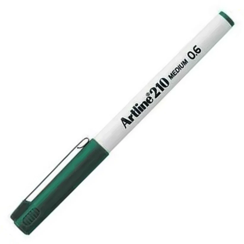 ARTLİNE EK-210N KEÇE UÇLU KALEM 0.6mm KOYU YEŞİL (A-EK-210N DARK GREEN)