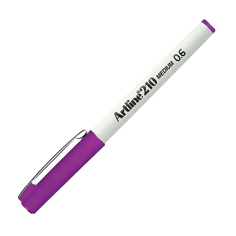 ARTLİNE EK-210N KEÇE UÇLU KALEM 0.6mm MOR (A-EK-210N PURPLE)