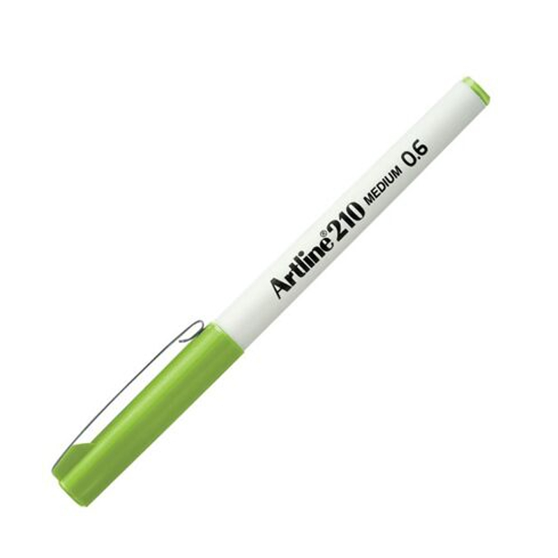 ARTLİNE EK-210N KEÇE UÇLU KALEM 0.6mm SARIMSI YEŞİL