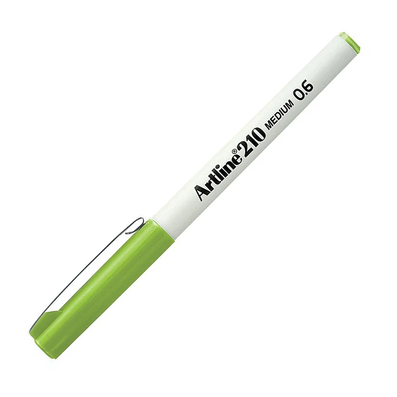 ARTLİNE EK-210N KEÇE UÇLU KALEM 0.6mm SARIMSI YEŞİL (A-EK-210N Y.GREEN)