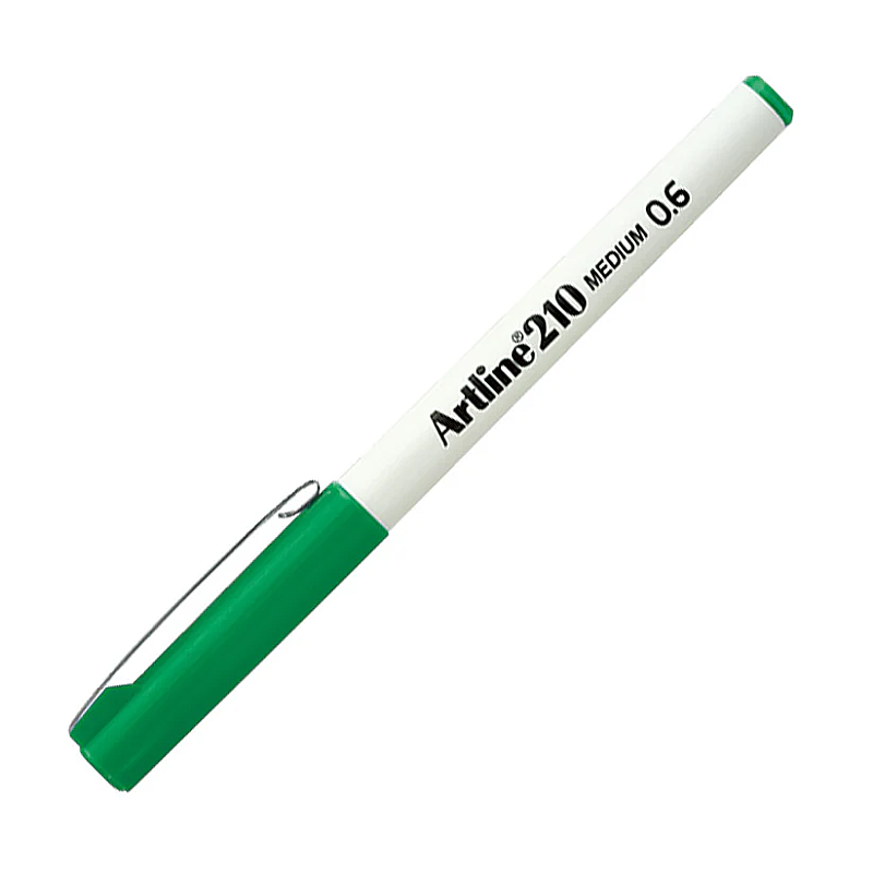 ARTLİNE EK-210N KEÇE UÇLU KALEM 0.6mm YEŞİL (A-EK-210N GREEN)