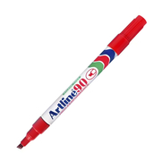 Artline Ek-90 Permanent Markör Koli Kalemi Kesik Uç Kırmızı - ARTLİNE