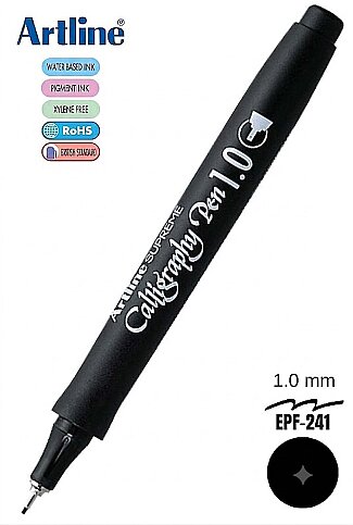 ARTLİNE EPF-241 SUPREME KALİGRAFİ KALEMİ 1mm SİYAH (A-EPF-241 BLACK) - 1