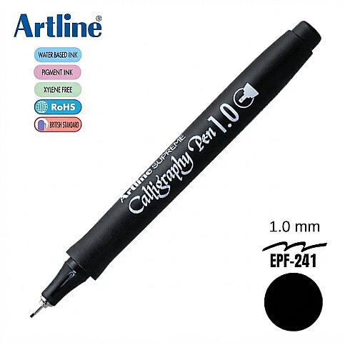 ARTLİNE EPF-241 SUPREME KALİGRAFİ KALEMİ 1mm SİYAH (A-EPF-241 BLACK) - 1