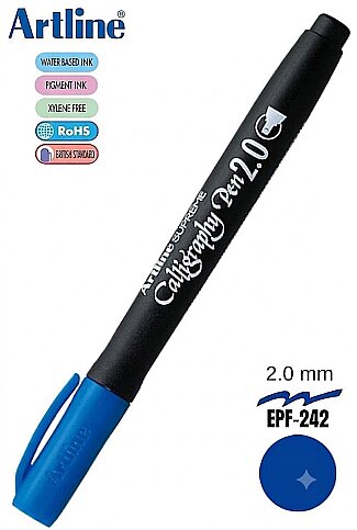 ARTLİNE EPF-242 SUPREME KALİGRAFİ KALEMİ 2mm MAVİ (A-EPF-242 BLUE) - 1