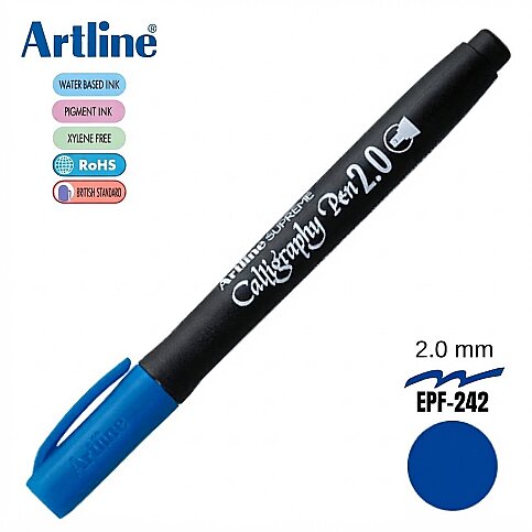 ARTLİNE EPF-242 SUPREME KALİGRAFİ KALEMİ 2mm MAVİ (A-EPF-242 BLUE) - 1
