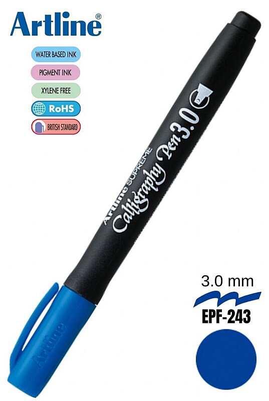 ARTLİNE EPF-243 SUPREME KALİGRAFİ KALEMİ 3mm MAVİ (A-EPF-243 BLUE)