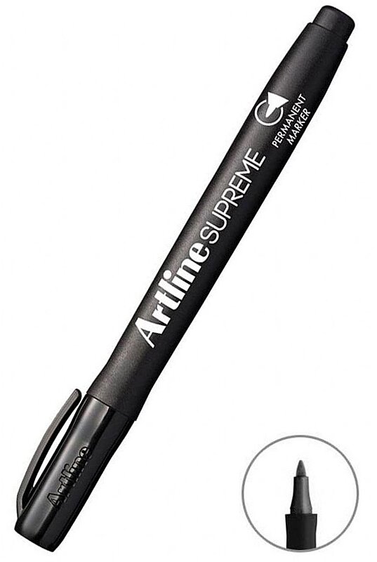 ARTLİNE EPF-700 SUPREME PERMANENT MARKÖR YUVARLAK UÇ 1mm SİYAH (A-EPF-700 BLACK)