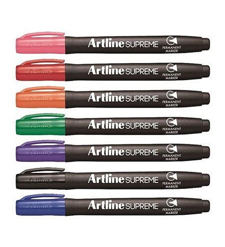 ARTLİNE EPF-700.S7 SUPREME PERMANENT MARKÖR YUVARLAK UÇ 1mm 7 RENK (A-EPF-700.S7)