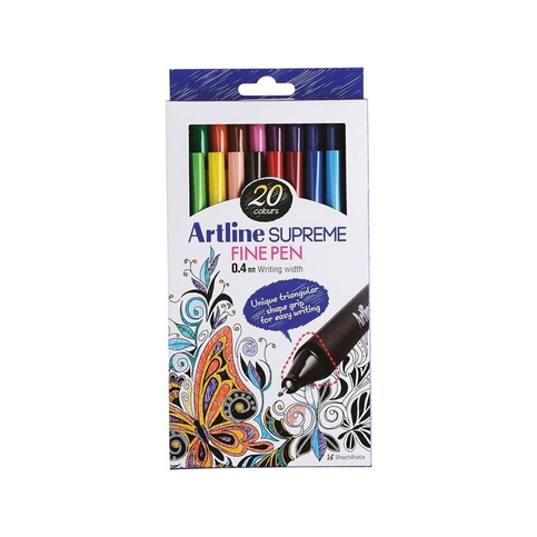 Artline Epfs-200 Supreme Fineliner Keçe Uçlu Kalem 0.4Mm 20 Renk - 1