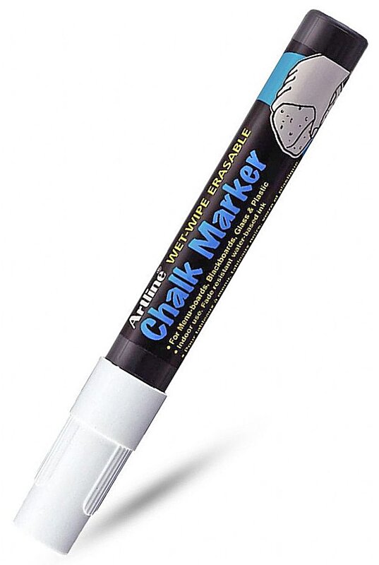 ARTLİNE EPW-4 SIVI TEBEŞİR YUVARLAK UÇ 4mm BEYAZ (A-EPW-4 WHITE)